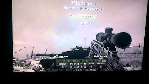 Quick Scope silent shot  mw3