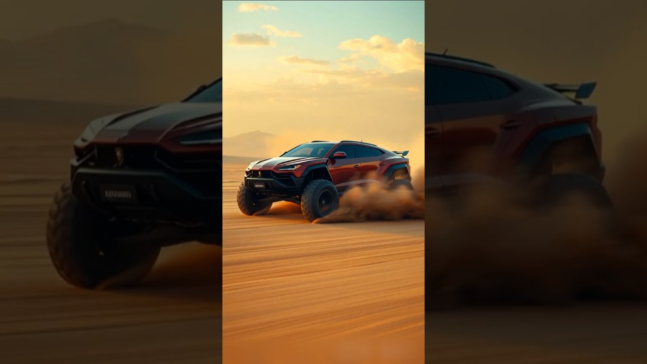 🏜 Lamborghini Urus Monster Truck vs. Colossal Sandstorm – Cinematic AI Short