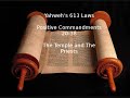 Yahweh 613 Laws - Complete Positive Laws and Prohibitive Laws