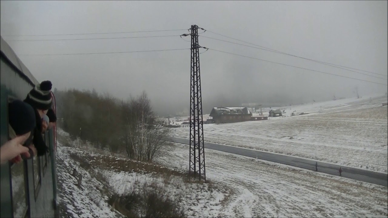ČD T478.1001 (751001) on the 'Steaming through Jeseniky' NFP railtour 6 February 2016 - part 2
