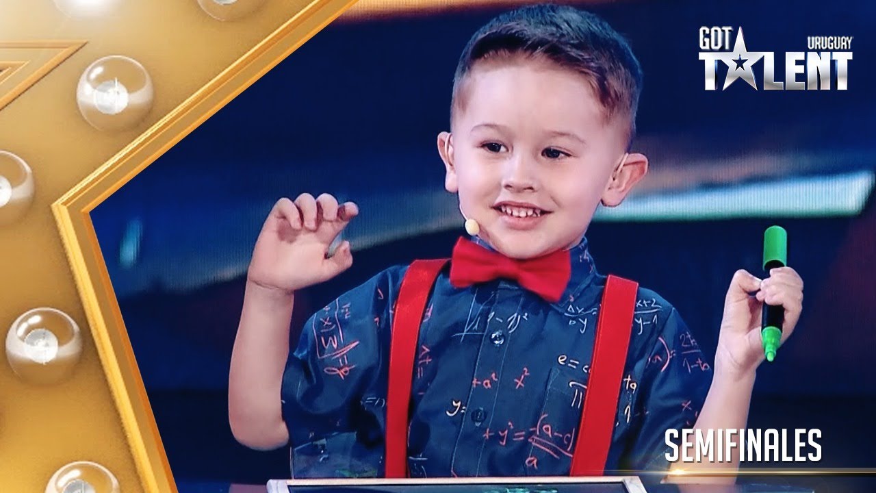 ¡PEQUEÑO GENIO! BASTIÁN demostró sus habilidades con los números