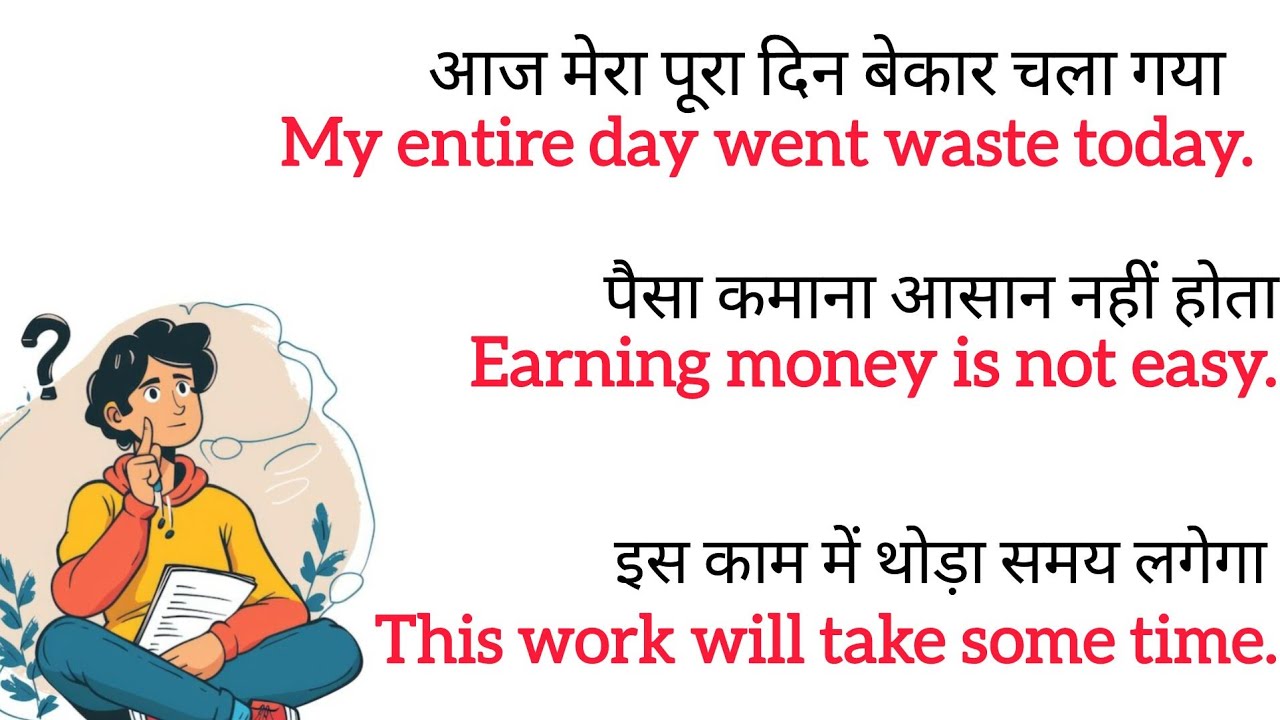 Daily Use English Sentences With Hindi Meaning l Learn English Daily l Speak English Easily 