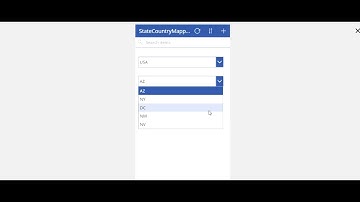 Cascading Dropdown in powerapps using SharePoint Data
