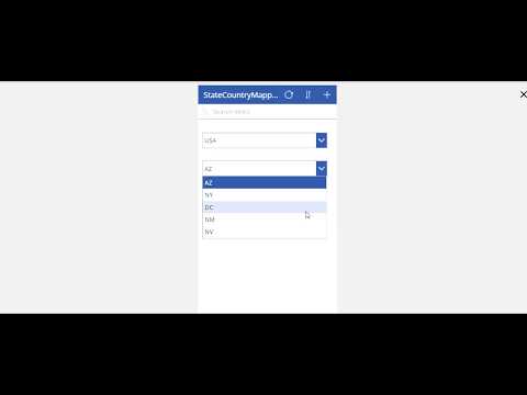 Cascading Dropdown in