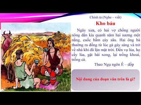 Tuần 28 - Chính tả - Bài: Kho báu.