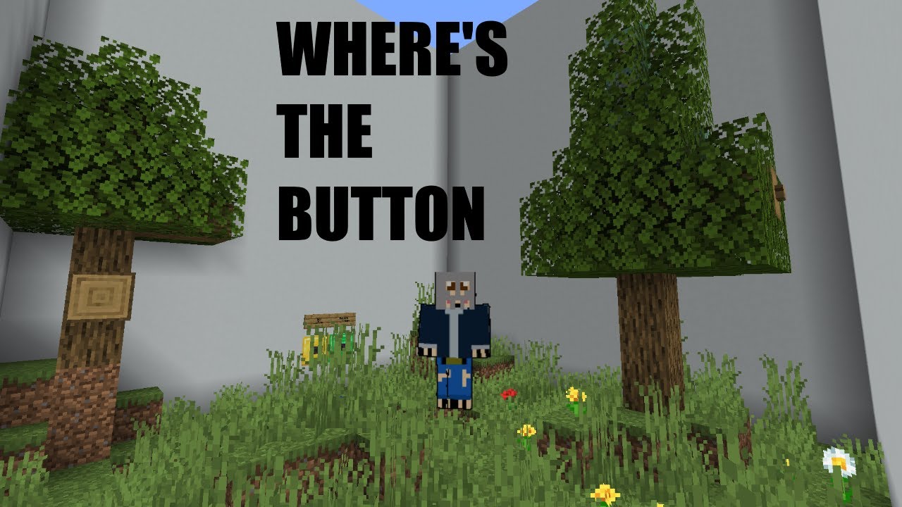 Minecraft Maps Button WHERE IS THE BUTTON!!! Minecraft Maps - YouTube