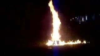 Christmas Tree Burning