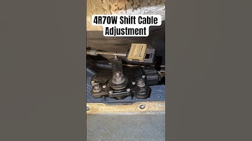 How To Adjust 4R70W Transmission Shift Cable Length, Shift Linkage Adjustment: 10th Gen F150 #shorts