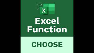 The Learnit Minute - CHOOSE Function #Excel #Shorts screenshot 4