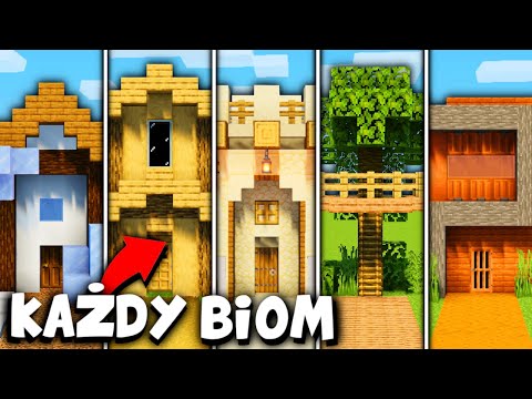 Zbudowałem DOMEK z KAŻDEGO BIOMU w MINECRAFT!