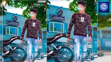 Ps Touch mobile || Bike Rider Manipulation  Photo Editing || photoshop touch mobile tutorial