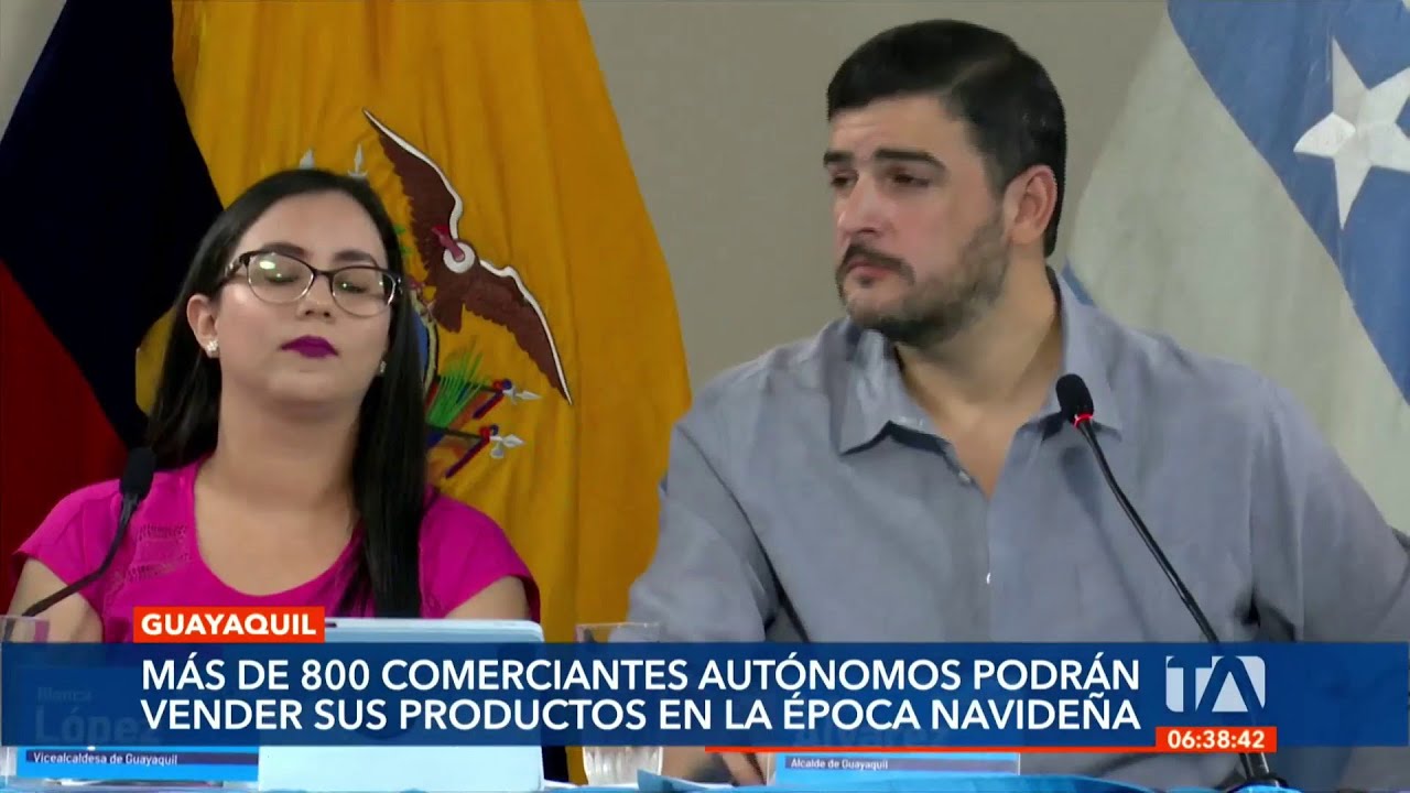 800 comerciantes autónomos podrán vender sus productos navideños en Guayaquil