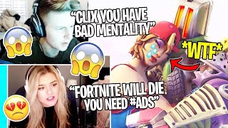 Symfuhny & Brooke ROAST Clix for NOT SELLING OUT (Fortnite: Funny Moments)