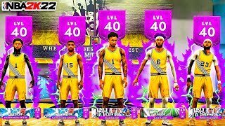 THIS IS WHAT HAPPENS WHEN 5 LEVEL 40’s MAKE A PRO AM TEAM ON NBA 2K22! RONNIE 2K BANNED US?! 2k22