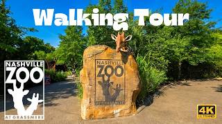 🦁🐘 Nashville Zoo Walking Tour 2026 | Complete Zoo Tour in Stunning 4K