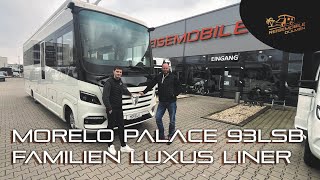 Wohnmobil MORELO Palace 93LSB Familien Luxus Liner 7,49 Tonnen mit Führerschein Klasse 3 fahren.