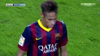 Neymar vs Real Madrid Home LA LIGA 2013-2014 (Spanish & English Commentary) HD 720p