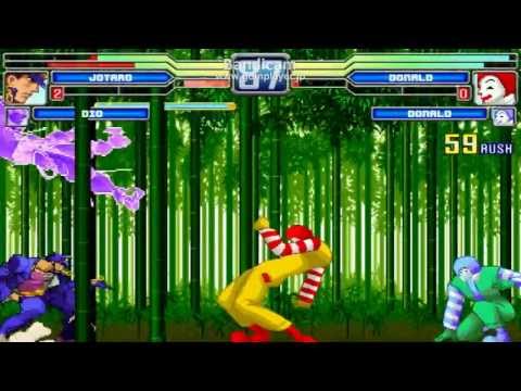 mugen 承太郎＆ディオ VS ドナルド×２（リクエスト）