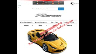 Ferrari F8 Workshop Manual Wiring Diagram F8Tributo F8Spider