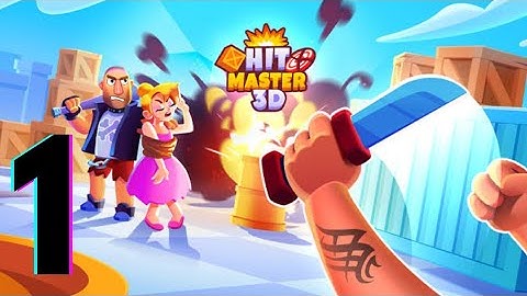 Hit Master 3D: Knife Assassin - Gameplay Walkthrough Part 1 (Levels 1-10) - Android/iOS #hitmaster3d