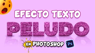 EFECTO TEXTO PELUDO EN PHOTOSHOP