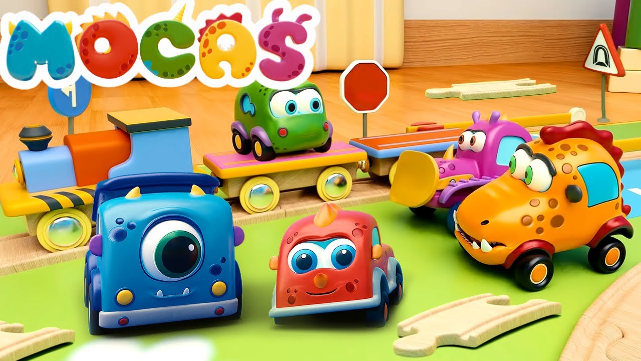 Mocas Little Monster Cars Car cartoons full episodes & best videos