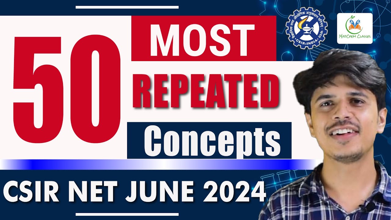 Most Important topics for csir net chemical science june 2024|csir net ...