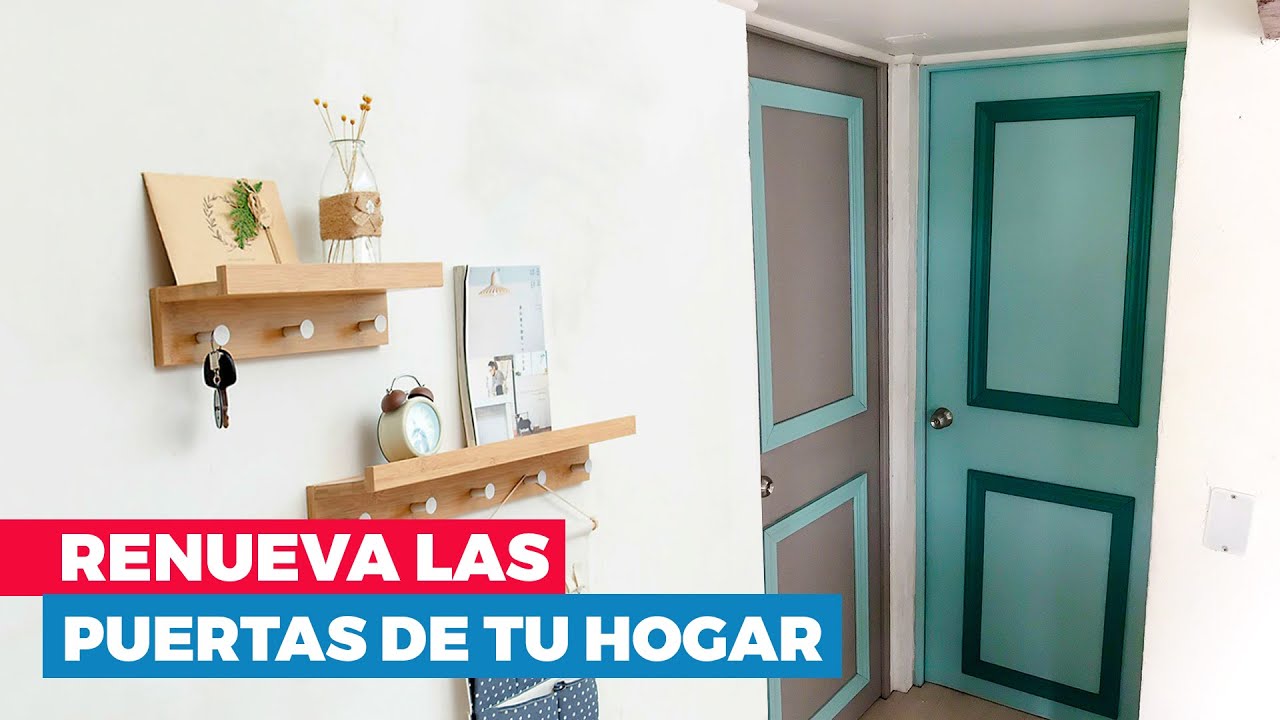Montgomery Dirigir Barcelona Cómo decorar y renovar puertas de interior - YouTube
