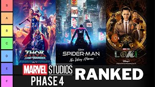 Marvel Cinematic Universe Phase 4 Tier List (w/ Thor Love and Thunder)