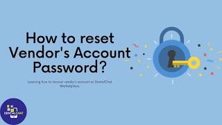 Reset Vendor's Account Password