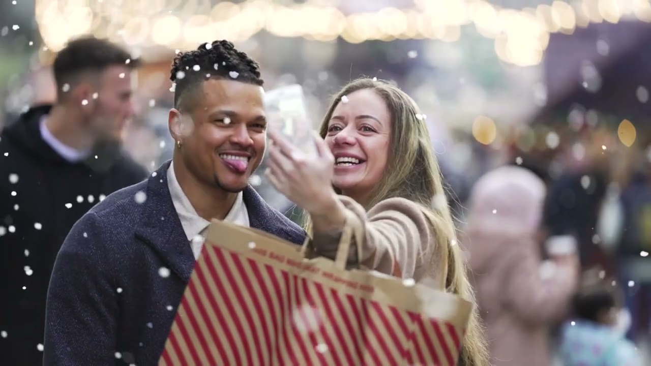 Birmingham Bullring   Snow Event Video