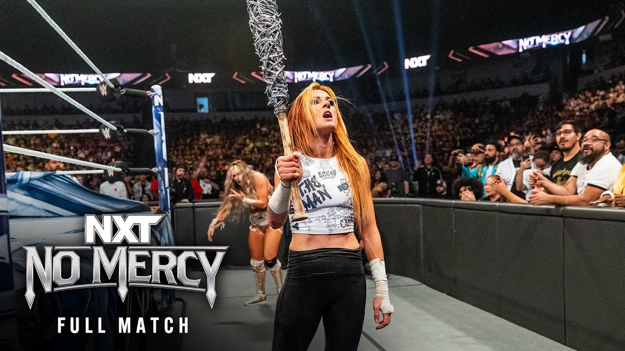 FULL MATCH: Becky Lynch vs Tiffany Stratton | NXT Title Extreme Rules Match: NXT No Mercy 2023