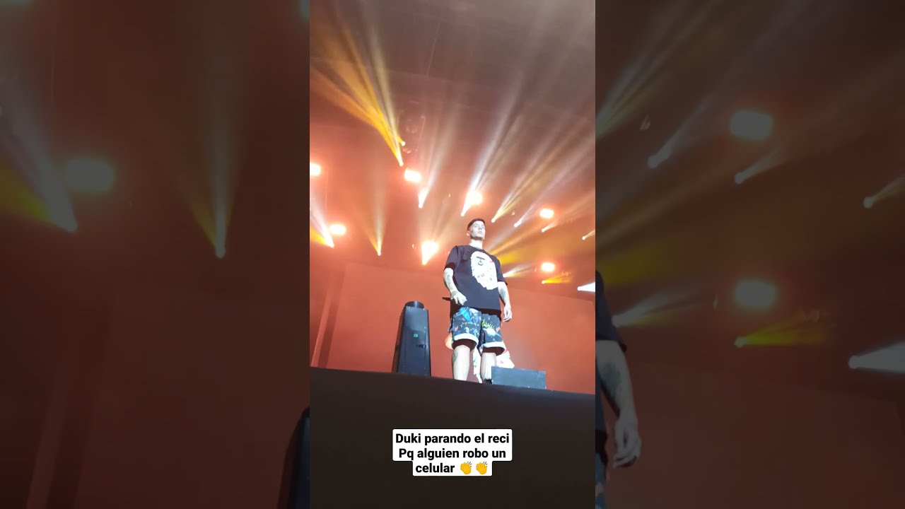Watch DUKI en escobar, frenando el show pq alguien robo un celular. 30.10.21 on YouTube Watch DUKI en escobar, frenando el show pq alguien robo un celular. 30.10.21 on YouTube