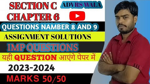 STD 9 | assignment solutions | section c maths | question number 8 and 9 easy solution |2023