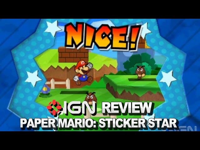 Paper Mario Sticker Star Video Review Ign Reviews Youtube Paper Mario Sticker Star Video Review Ign Reviews Youtube