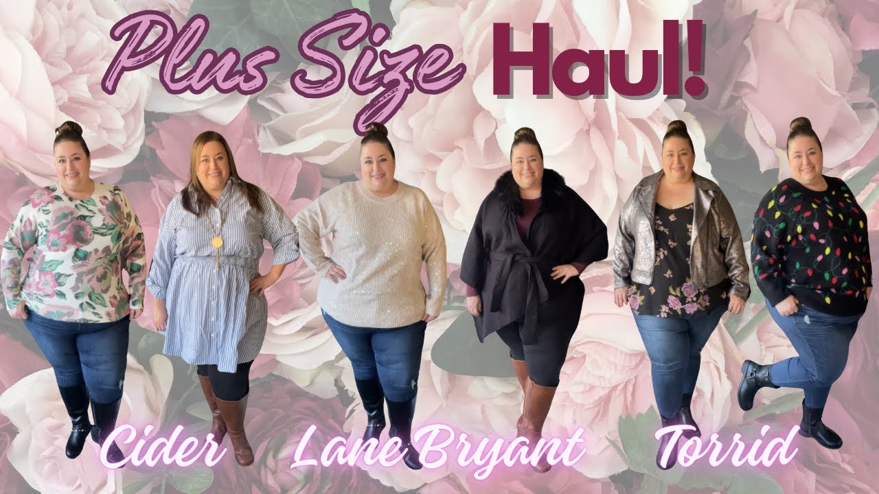 Torrid, Lane Bryant & Cider Plus Size Haul | Plus Winter Fashion 2025!
