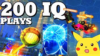 ROCKET LEAGUE 200 IQ MOMENTS !