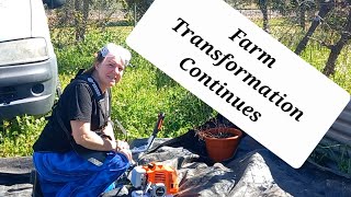 Episode 29 Outdoor projects continue on our off grid farm in Castelo Branco, Portugal