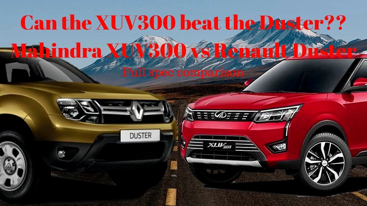 Mahindra XUV300 vs Renault Duster