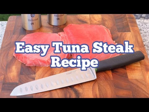 Easy Tuna Steak Recipe - YouTube