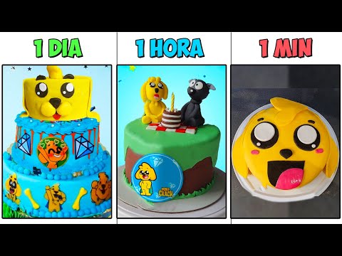 PASTEL de MIKECRACK en 1 DÍA | 1 HORA | 1 MINUTO 😍🎂 ¿CÚAL ES MEJOR?