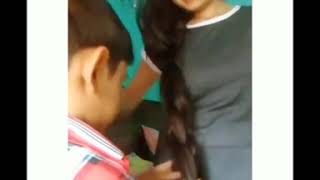 Young Brother Playing With Sister Long Hair Must Watch Friends
