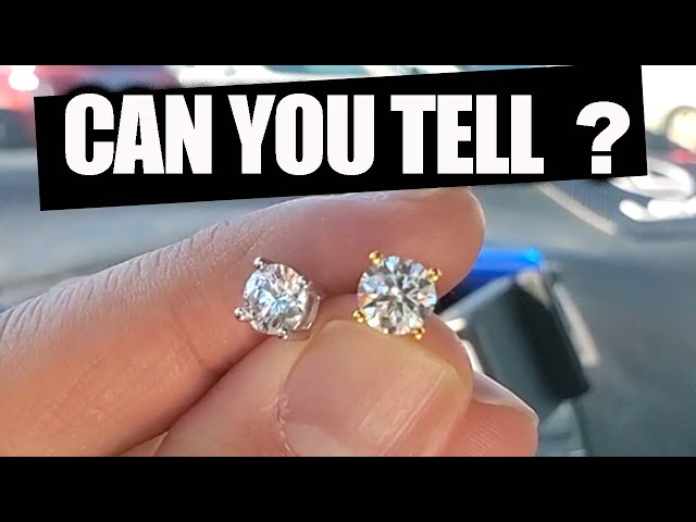 Diamonds VS Cubic Zirconia - Can the naked eye tell the difference? 