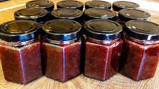 Strawberry Jam in Jars According to Grandma's Recipe. Save the Taste of Summer for Winter. Winter!