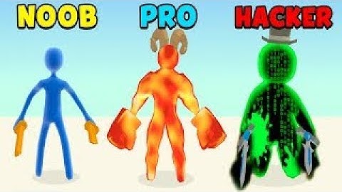 NOOB vs PRO vs HACKER - Jelly Fighter | noob vs pro | game free