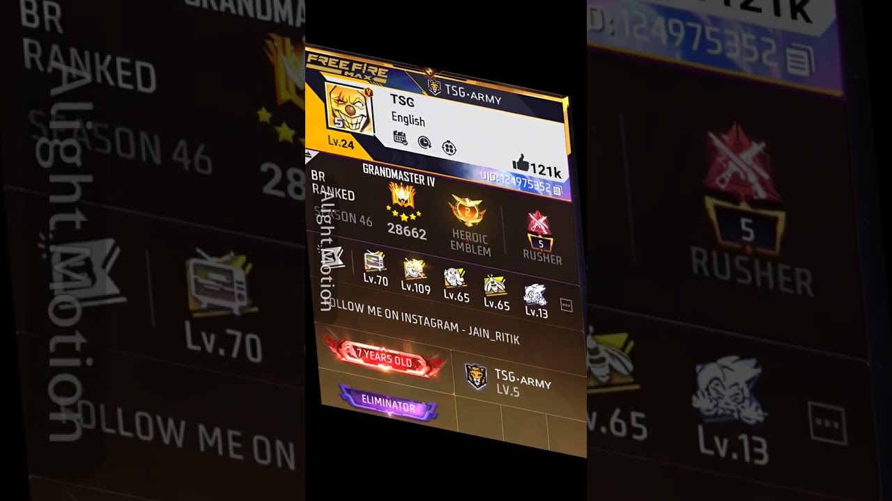 TSG RITIK YT ❤️ comment karo apni UID 