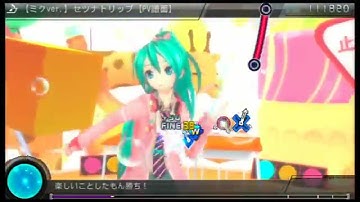 初音ミクProject　DIVA F 2nd　EDIT　【ミクver．】　セツナトリップ【PV　譜面】