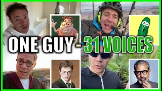 One Guy, 31 Voices! - (Stitch, Elmo, Pickle Rick, Batman, Etc.)