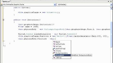 [XNA Tutorial] 29 - Practice - Sprite.cs