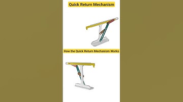 How The Quick Return Mechanism Works #mechanism #engineering #3d #animation #3danimation